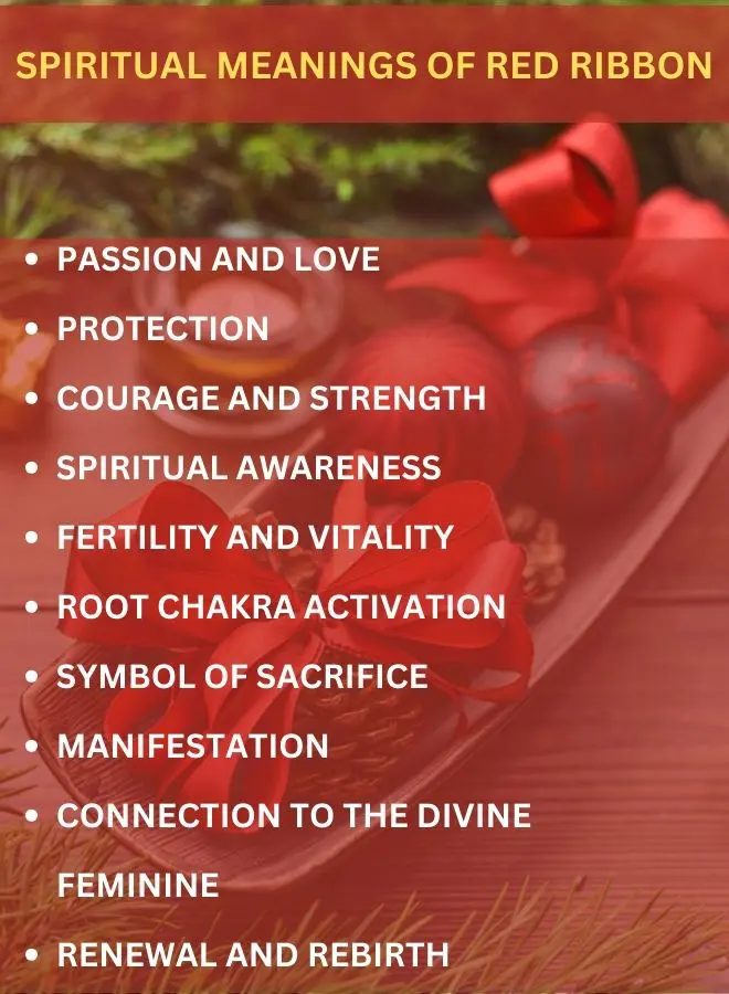 Most Common Spiritual Meanings of Red Ribbon