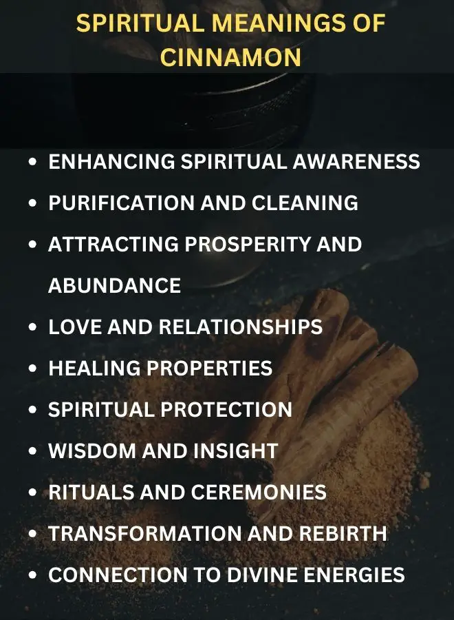 Spiritual Meanings of Cinnamon