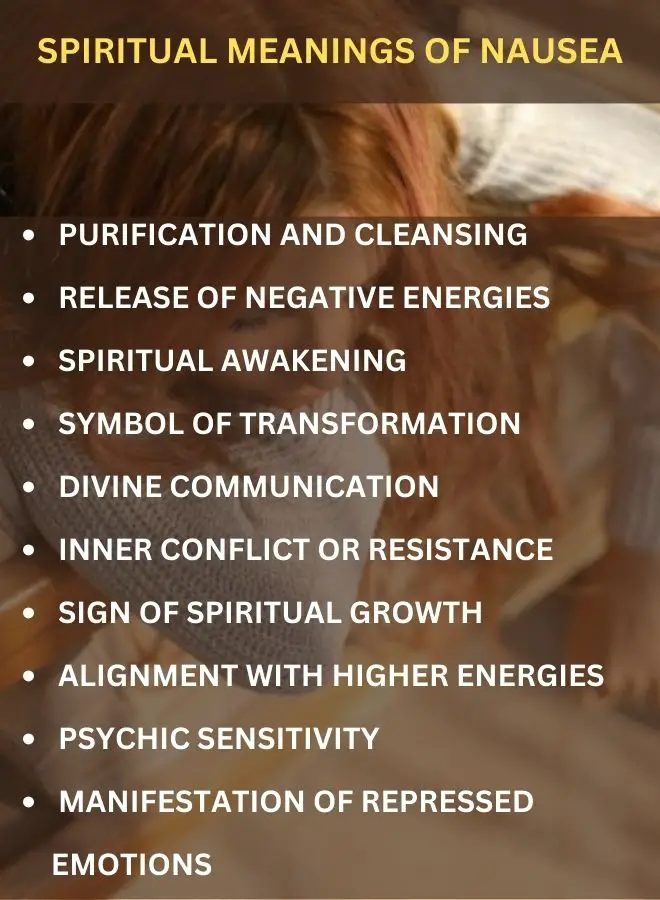 Spiritual Meanings of Nausea