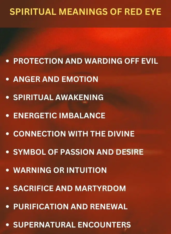 Spiritual Meanings of Red Eye