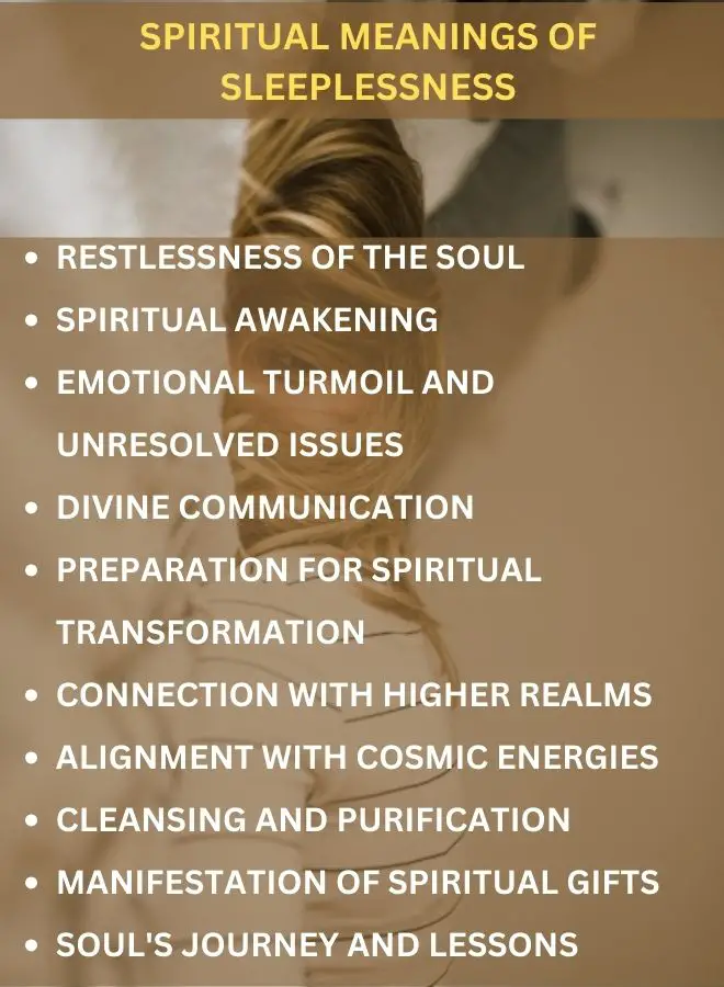 Spiritual Meanings of Sleeplessness