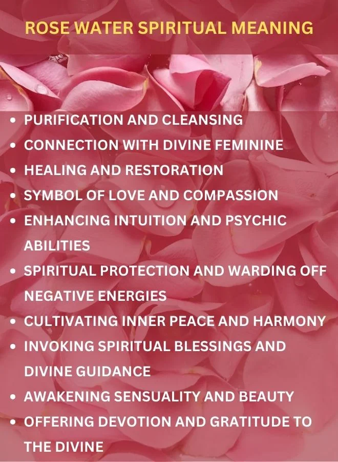 Rose Water spiritual Meaning