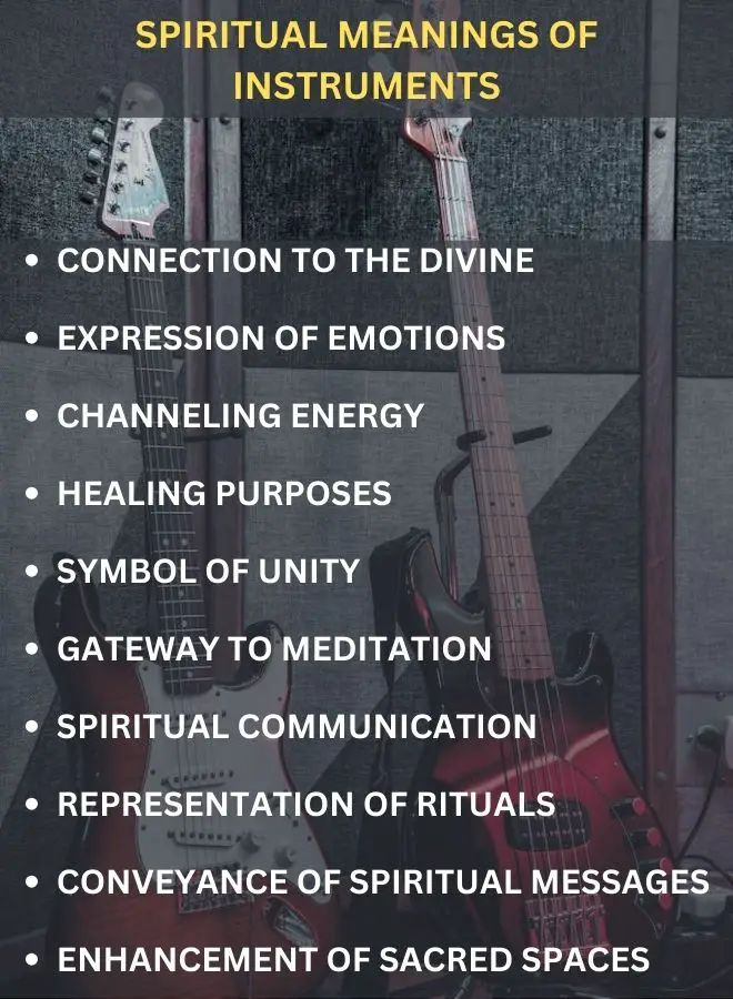 Spiritual Meanings of Instruments