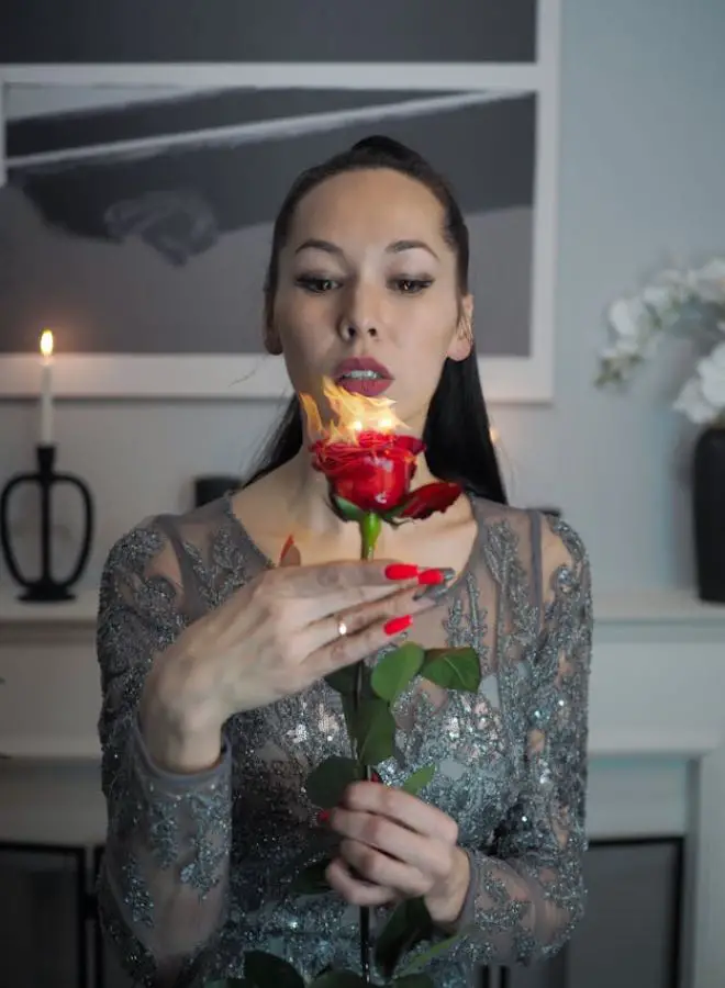 Biblical and Hinduism Meanings of Burning a Rose