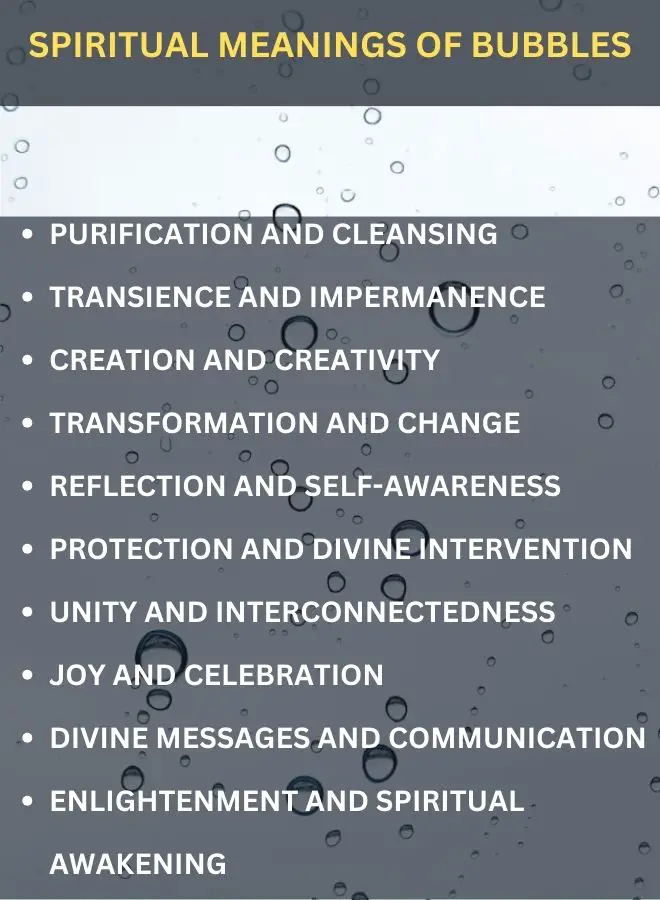 Spiritual Meanings of Bubbles