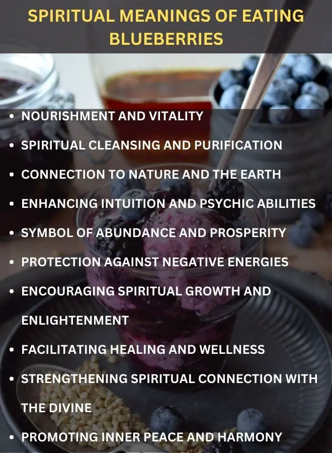 Spiritual Meanings of Eating Blueberries