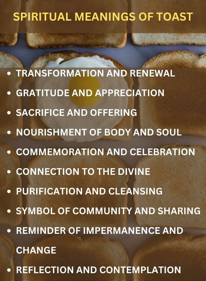 Spiritual Meanings of Toast
