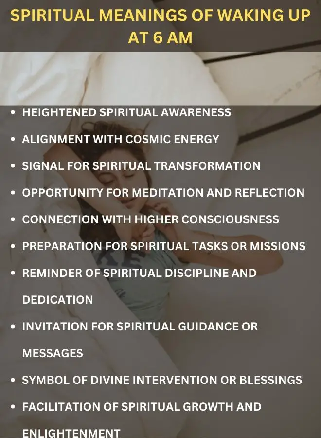 Spiritual Meanings of Waking Up at 6 AM